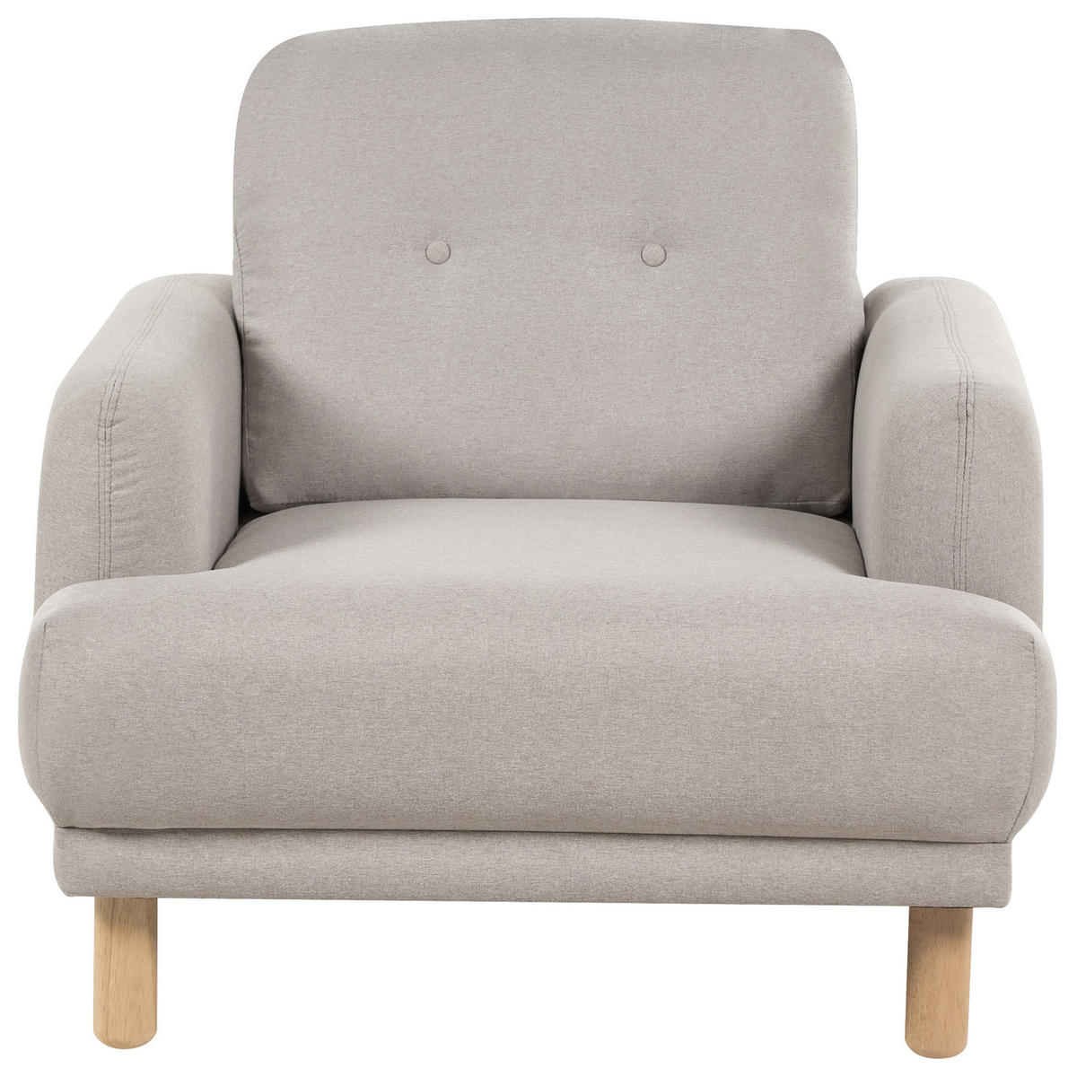 4-SITZER-SOFA Set Stoff taupe Tuve - Hellbraun/Beige, Textil (90/90/288cm) - Beliani