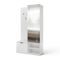 VITRINE Ondine Weiß - Weiß, Holzwerkstoff (100/180/35cm) - Petits-meubles