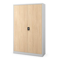 METALL-AKTENSCHRANK JAN II 185x115x40 cm - Grau/Sonoma Eiche, Metall (115/185/40cm) - Jan Nowak