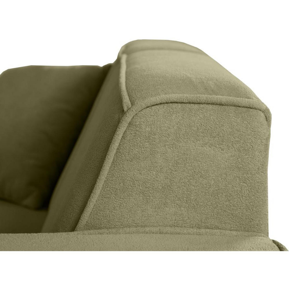 2-SITZER SOFA Pedro ohne Schlaffunktion grün - Schwarz/Grün, Textil (185/75/88cm) - Beautysofa