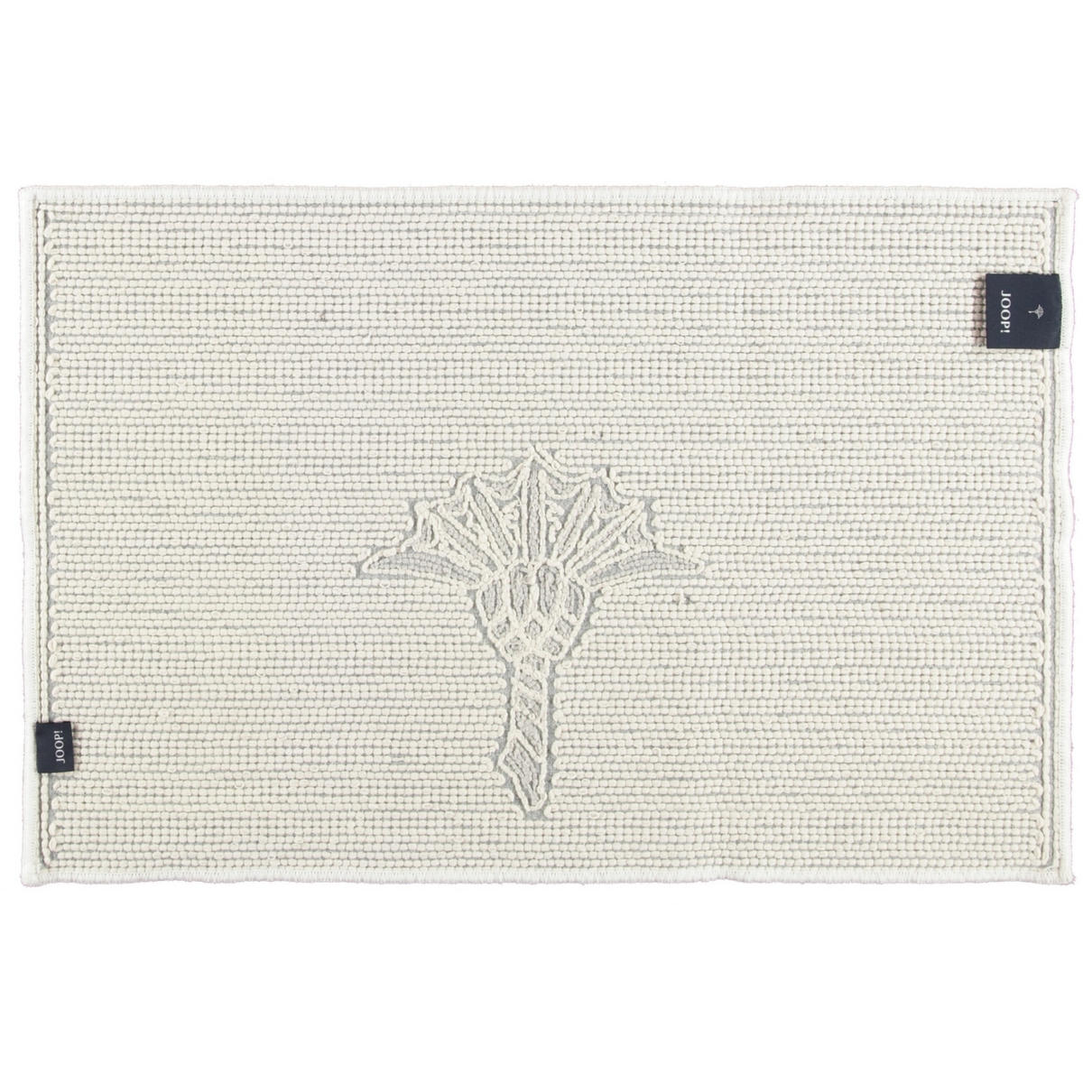 BADTEPPICHE CORNFLOWER 65 WEISS - 001 - Weiß, Textil (60/90cm) - Joop!