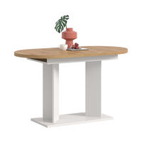 ESSTISCH Gunnar (B/H/T: ca. 170/76/70 cm) in weiß/Artisan Eiche Nachbildung - Weiß, Holzwerkstoff (70/170/76cm)