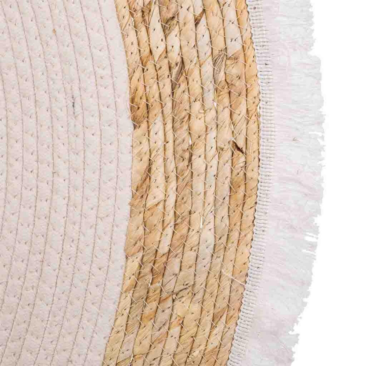 NATURFASERTEPPICH braun handgewebt D100x1 cm - Multicolor, Naturmaterialien (100/100cm) - Wanderlust