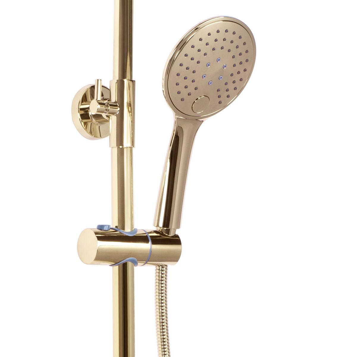 DUSCHGARNITUR Rea Vincent Gold - Goldfarben, Metall (27/123.5/48cm) - REA