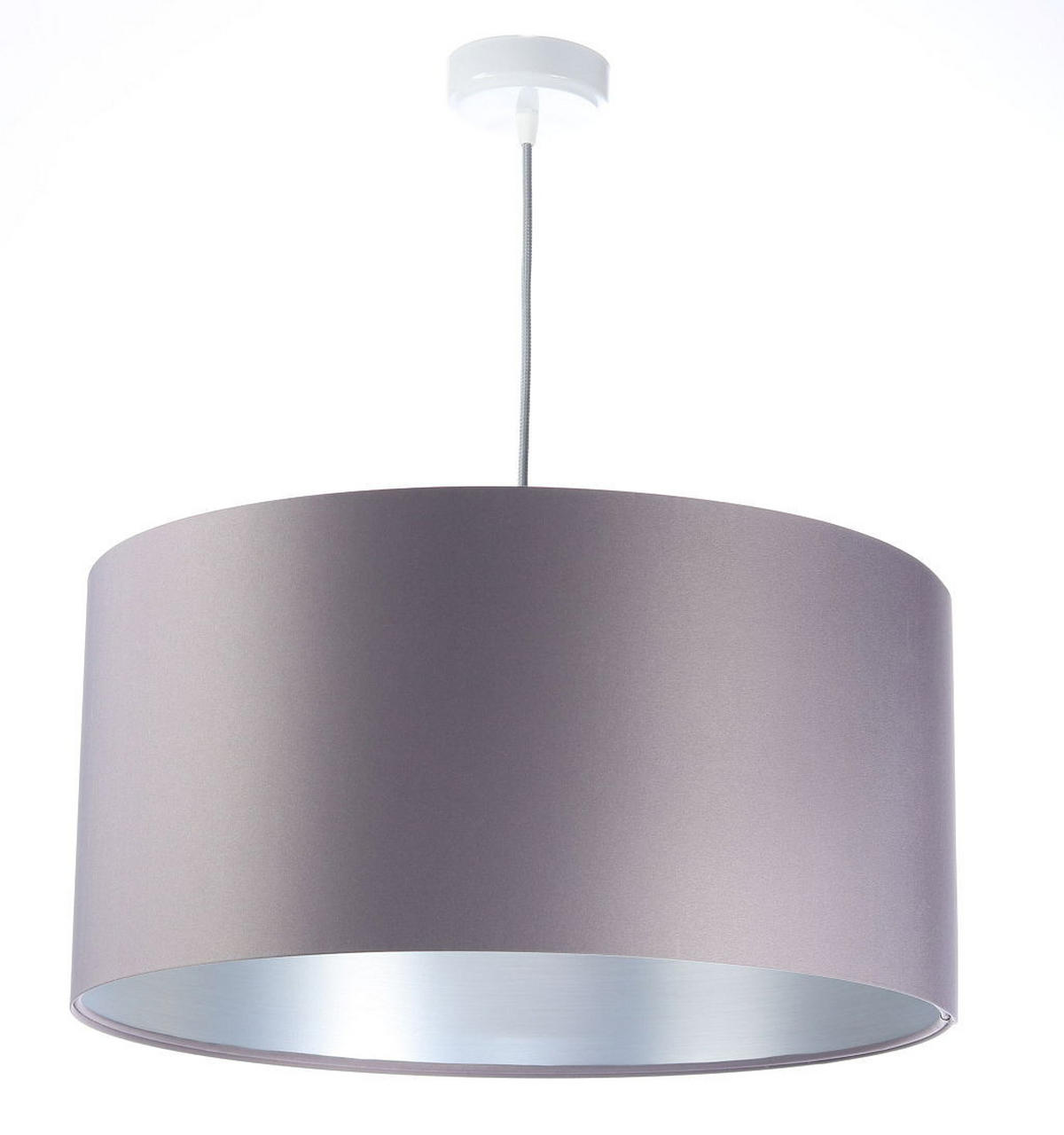 HÄNGELEUCHTE Grau 60/30 cm - Silberfarben/Grau, Kunststoff (60/1.1/30cm) - ONZENO