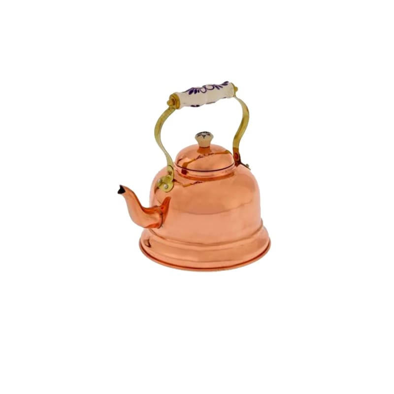 KESSEL Teekessel, Kupfer, Porzellangriff, 1,5L - Kupferfarben, Keramik/Metall (20cm) - ich-zapfe