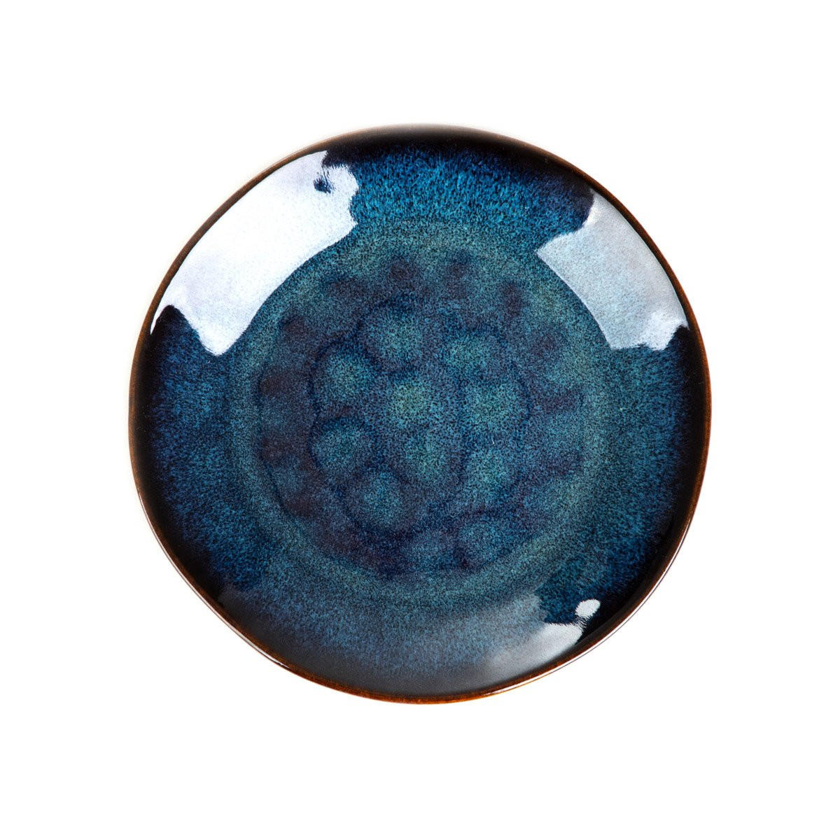 TELLER Casper klein dunkelblau 15 cm 4er-Set - Dunkelblau, Keramik (15cm) - Homla