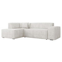 ECKSOFA Lordin, Seite: Links - Naturfarben, Holz/Textil (267/205cm) - MIRJAN24