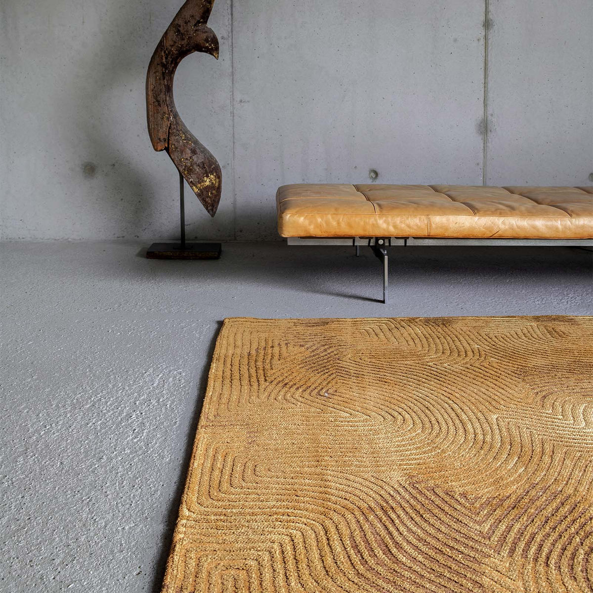 TEPPICH In-/Outdoor Flachgewebe GOLD PULP Gelb 240 x 340 cm - Gelb, Textil (240/340cm) - Novatrend