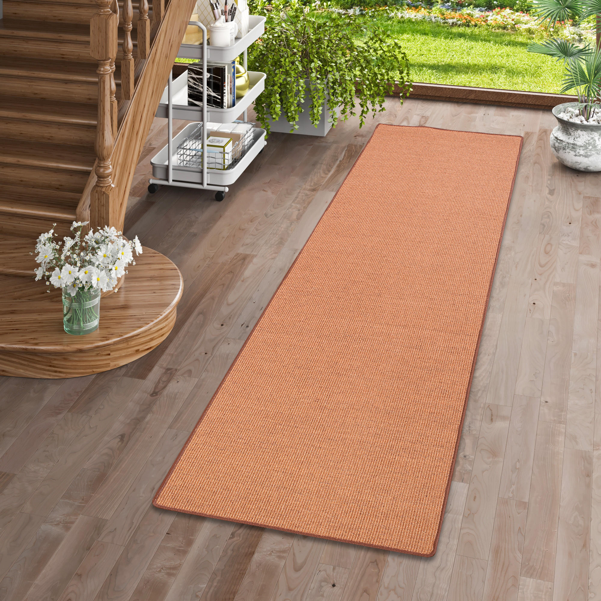 SISAL NATUR LÄUFER TEPPICH - Braun, Textil (80/320cm) - Snapstyle