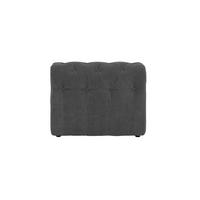 SOFA SITZELEMENT SEPHI Anthrazit Cord - Anthrazit/Schwarz, Kunststoff/Textil (82/62/27cm) - KAWOLA