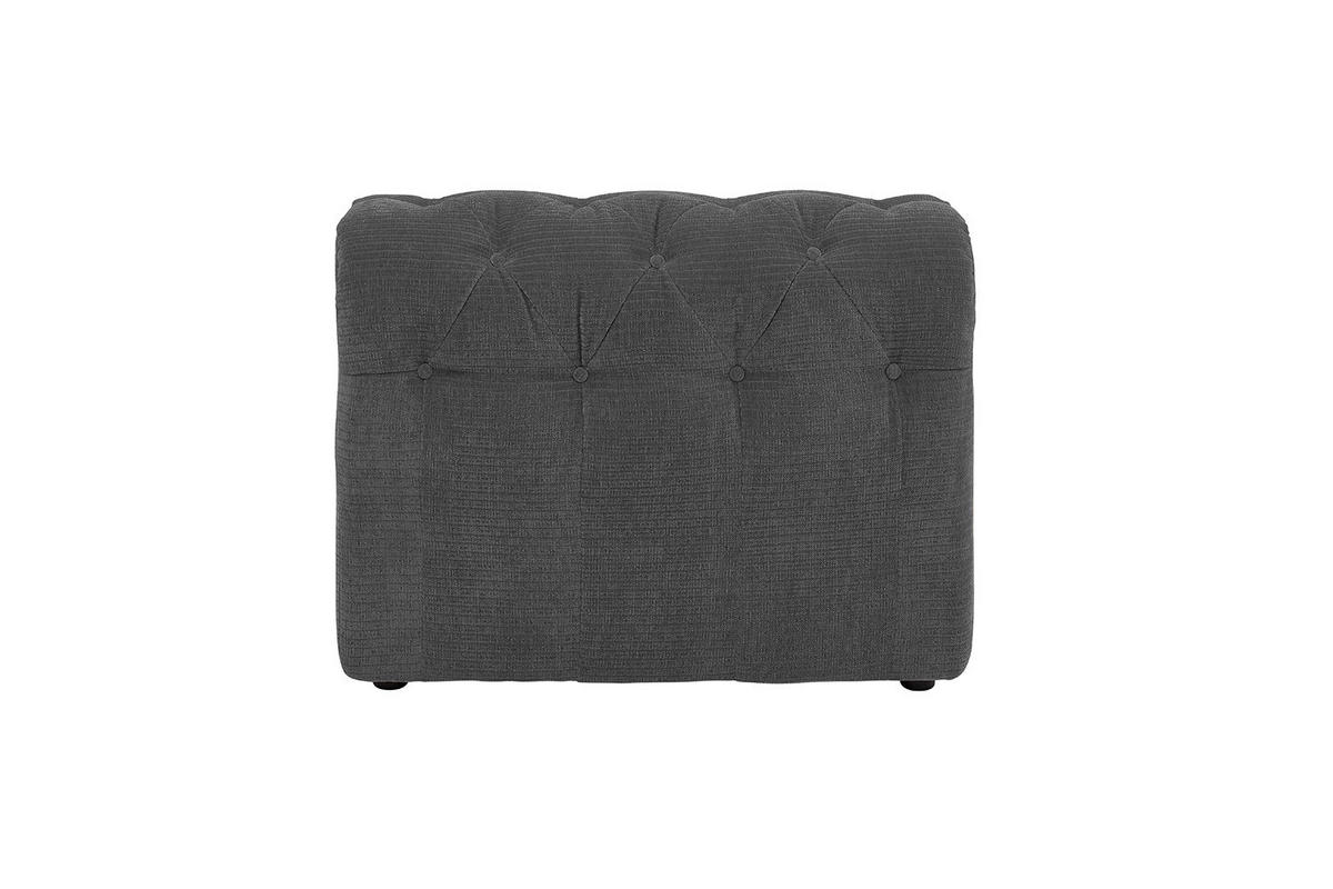 SOFA SITZELEMENT SEPHI Anthrazit Cord - Anthrazit/Schwarz, Kunststoff/Textil (82/62/27cm) - KAWOLA