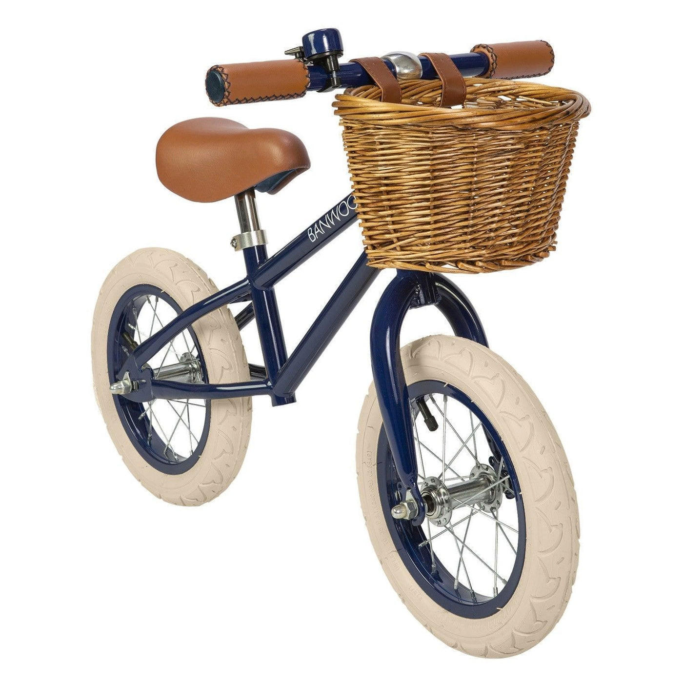 LAUFRAD aus Stahl für Kinder 3-5 Jahre, Marineblau - Dunkelblau, Metall (65/41/20cm) - Banwood