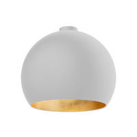 DECKENLEUCHTE - Goldfarben, Metall (50/50/45cm) - Lumicom