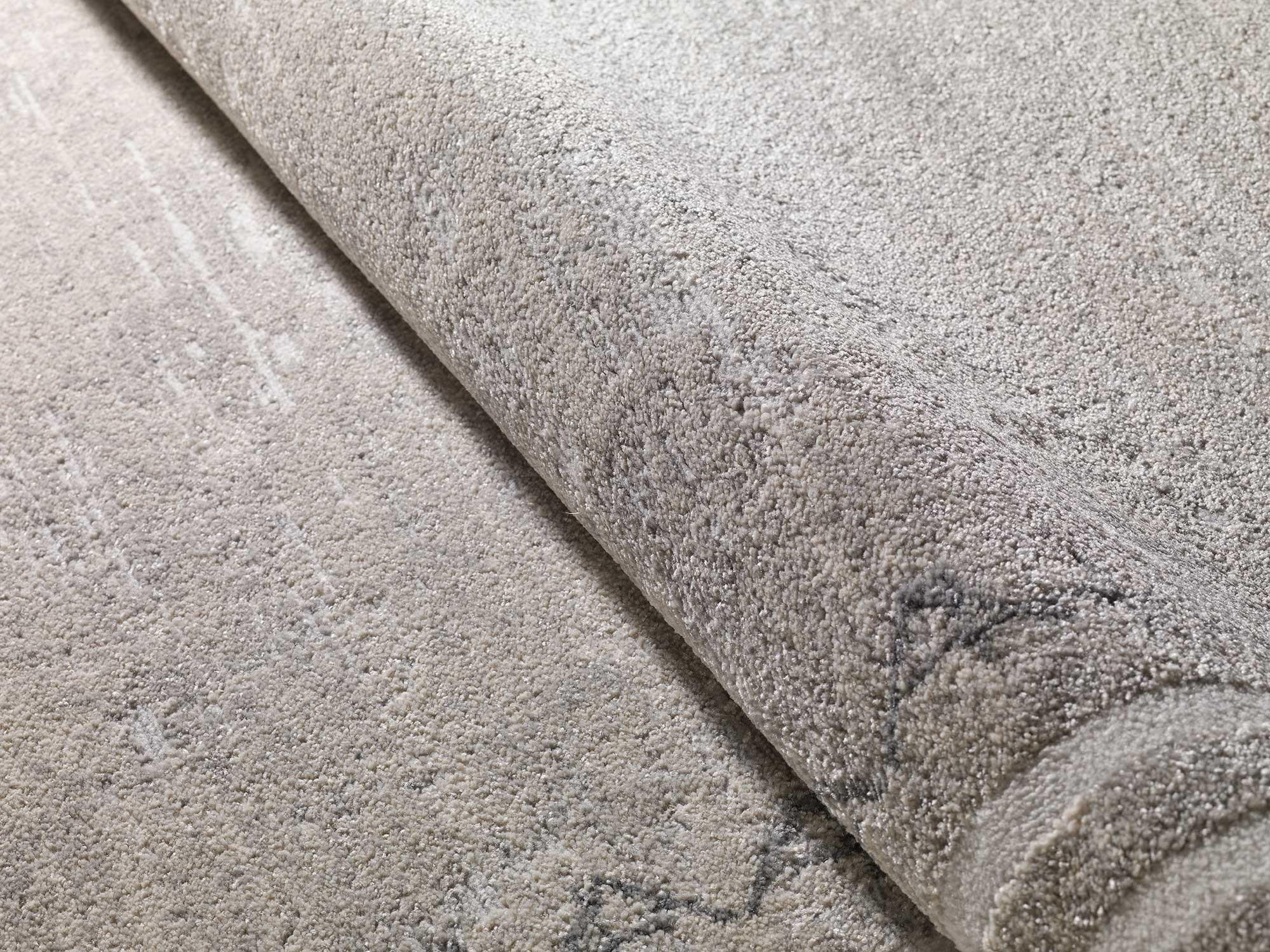 WEBTEPPICH Silber Hl-Identity 200/300 cm - Silberfarben, Naturmaterialien/Textil (200/300cm) - Atticgo