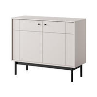 KOMMODE 104 cm 2 Türen Lunaris auf Beinen, Kaschmir - Kaschmir, Holz (103/84/39cm) - Emporius