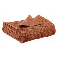 RECYCELTE DECKE Maïa kupferbraun 240 x 260 cm - Dunkelorange, Textil (240/260cm) - Vivaraise