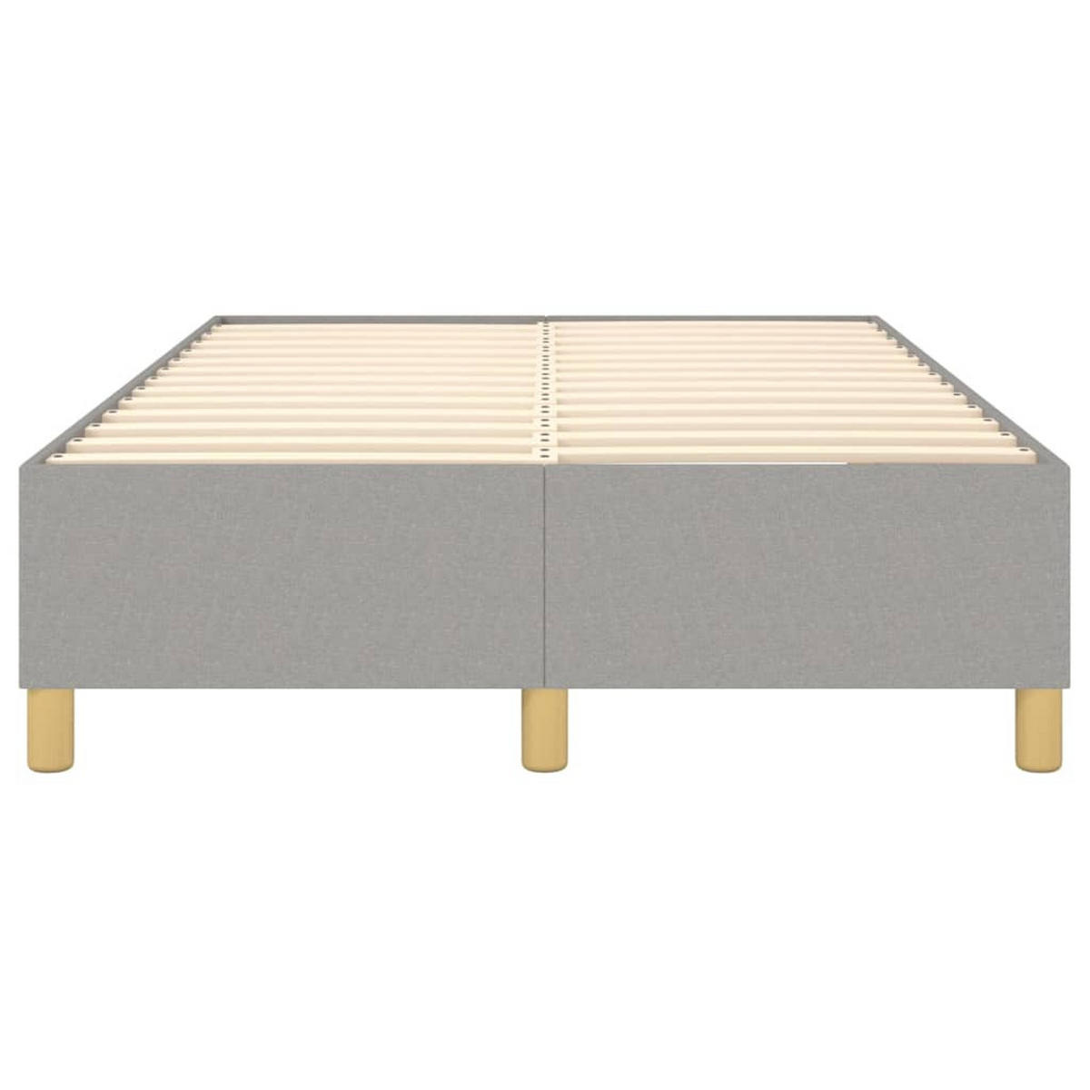 POLSTERBETT Raber 120/203 cm - Hellgrau, Holzwerkstoff (120/200cm) - Nettlife