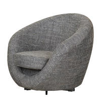 DREHSESSEL - Grau, Textil (92/75/80cm) - home24