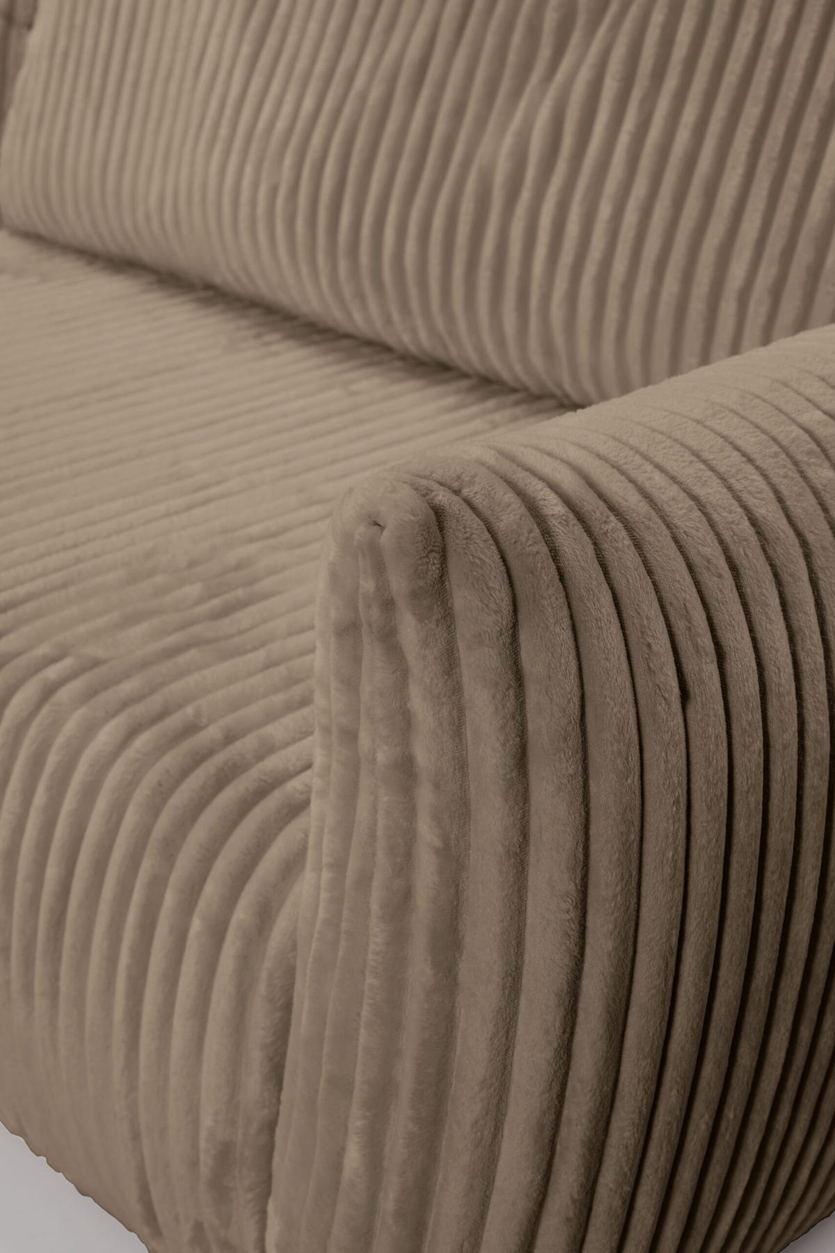 ECKSOFA HALLORA - Olive (Tilia 37) - Olivgrün, Holzwerkstoff (257/177cm) - Möblo