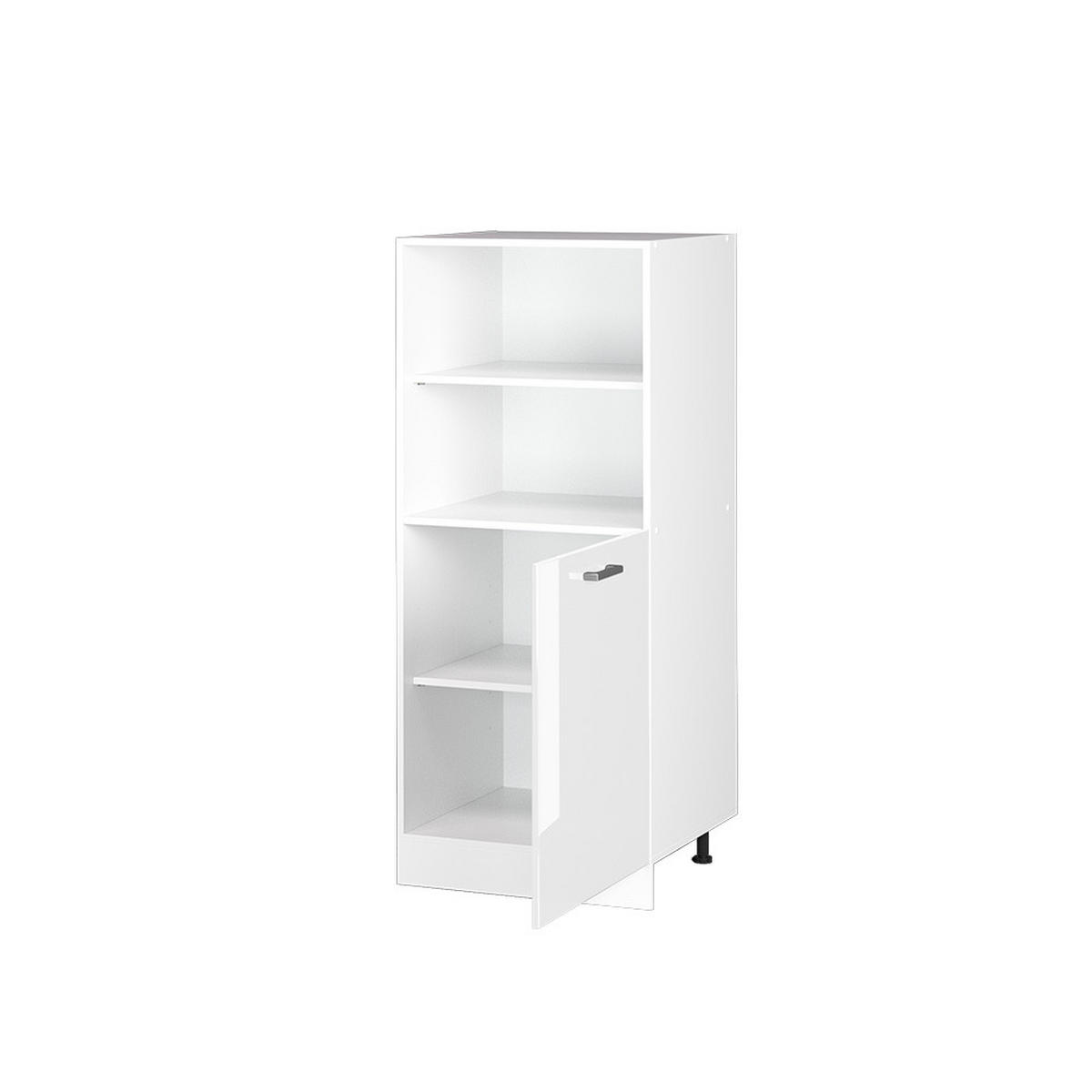 KUHINJSKA OMARICA R-Line Bela visok sijaj - bela/visoki sijaj, leseni material (60/143/57cm) - Vicco