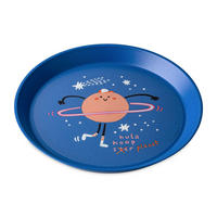 KINDERTELLER Dreams Organic blue 20,5/20,5/2 cm - Dunkelblau, Kunststoff (20.5/2/20.5cm) - KOZIOL