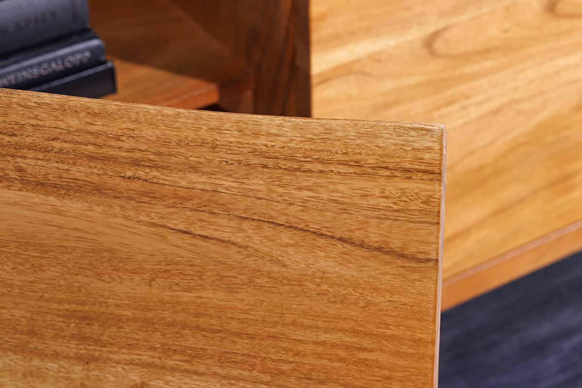 SIDEBOARD MAMMUT Akazie 160cm - Schwarz/Braun, Holz/Metall (160/85/45cm) - riess-ambiente