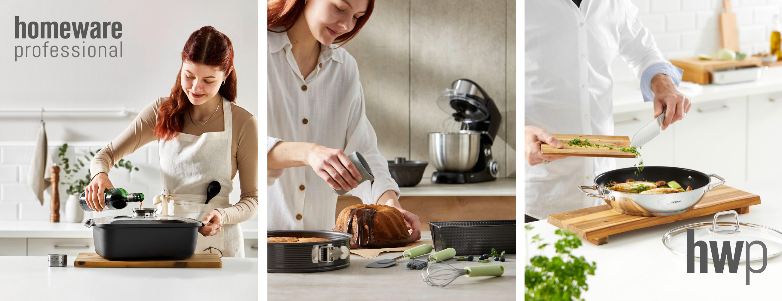 Esskultur mit Homeware Professional, HWP, Kochen, Backen und Küchenhelfer