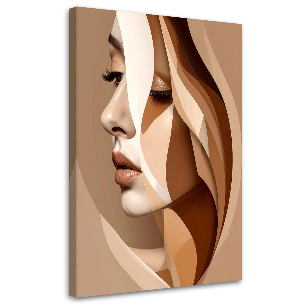 Feeby Leinwandbilder, Braun 60x90 cm