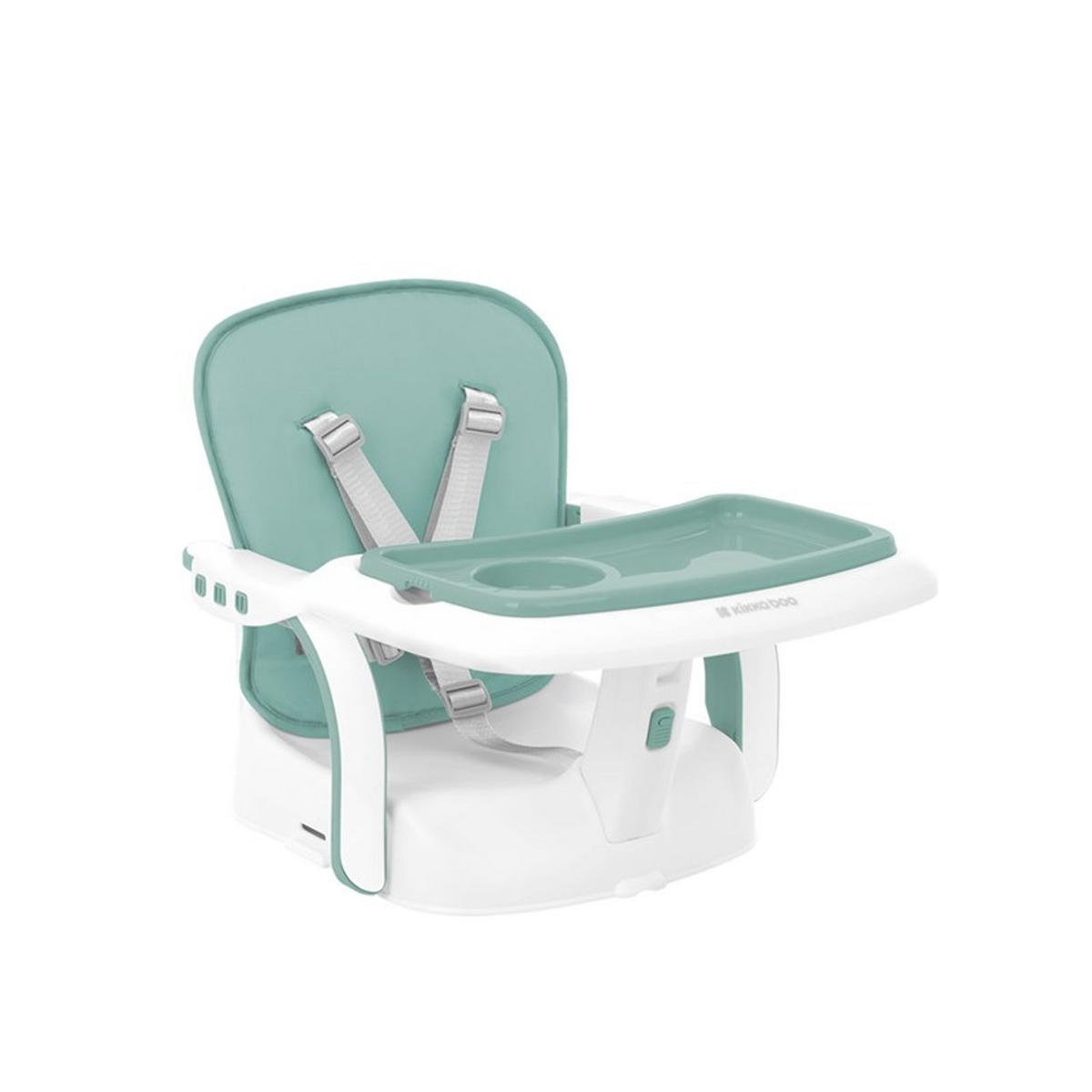 SITZERHÖHUNG Chewy grün Doppeltablett, Sicherheitsgurt, faltbar, Kinderstuhl-Funktion, kompakt - Grün, Kunststoff (39/38/25cm) - Kikka boo