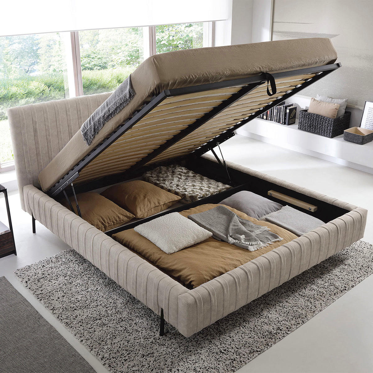 TODO - Beige, Holz (160/200cm) - Petits-meubles