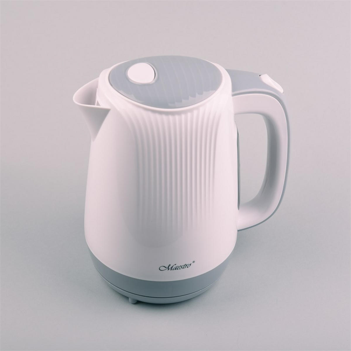WASSERKOCHER ELEKTRISCH Weiß 17/17/22 cm MR042WHITE - Weiß, Kunststoff (17/22/17cm) - Maestro 