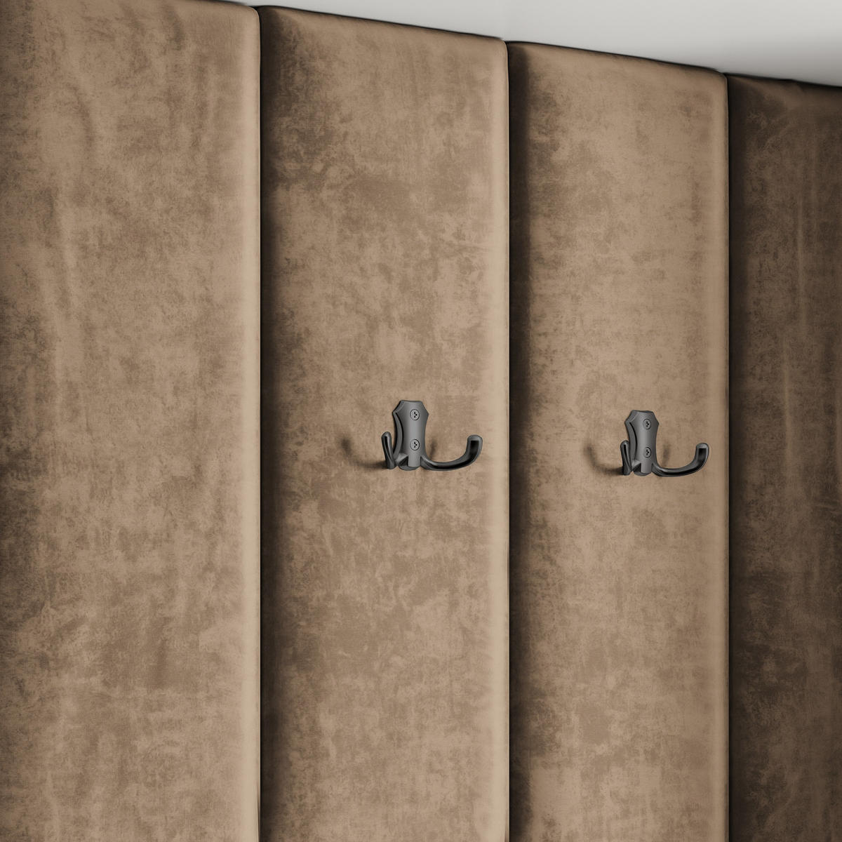 GARDEROBENSCHRANK REMA 120/240/60 cm Modern Garderobe-Set Eiche Wotan - Beige/Eiche Wotan, Holzwerkstoff (120/240/60cm) - MASSENO