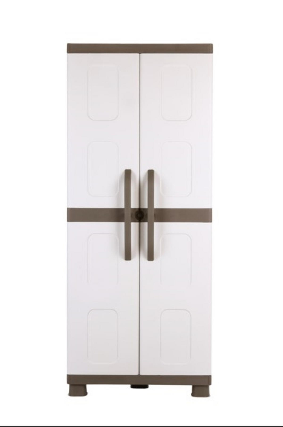 MEHRZWECKSCHRANK , S-Free, 4 Einlegeböden, 73x44x179 cm - Creme, Kunststoff (73/179/44cm)