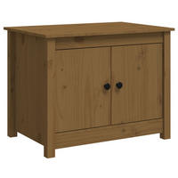 COUCHTISCH Honigbraun 71x49x55 cm Massivholz Kiefer - Braun, Holz (71/49/55cm) - furnicato