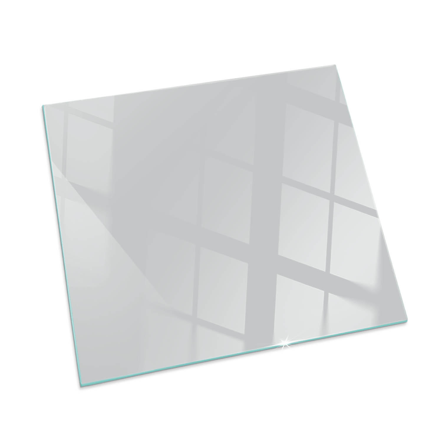 ArtPrintCave Glasplatte Grau 50x50x0.4 cm