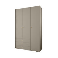 GARDEROBEN-SET 236,7/150/47 - Kaschmir/Goldfarben, Holz/Kunststoff (150/236.7/47cm) - Abiks Möbel