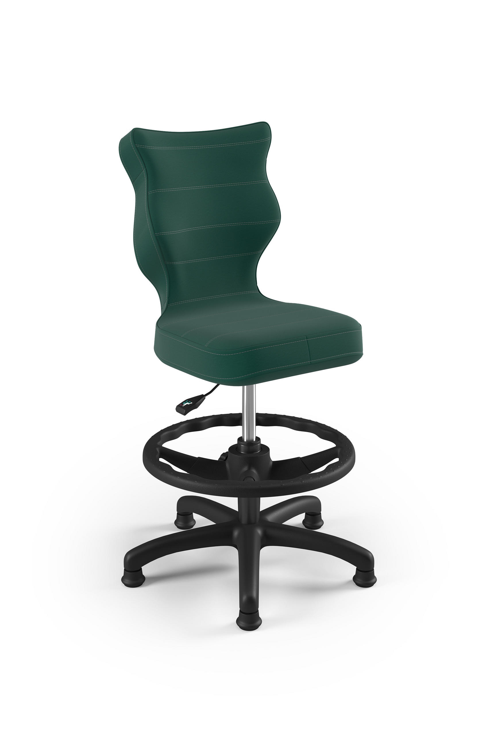 KINDERSTUHL Petit mit Fußstütze - Türkis, Textil (66/90/66cm) - RAUMHIRSCH FURNITURE