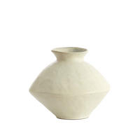 VASE Beato Weiß Ø34/27,5 cm - Weiß, Keramik (27.5cm) - Light & Living