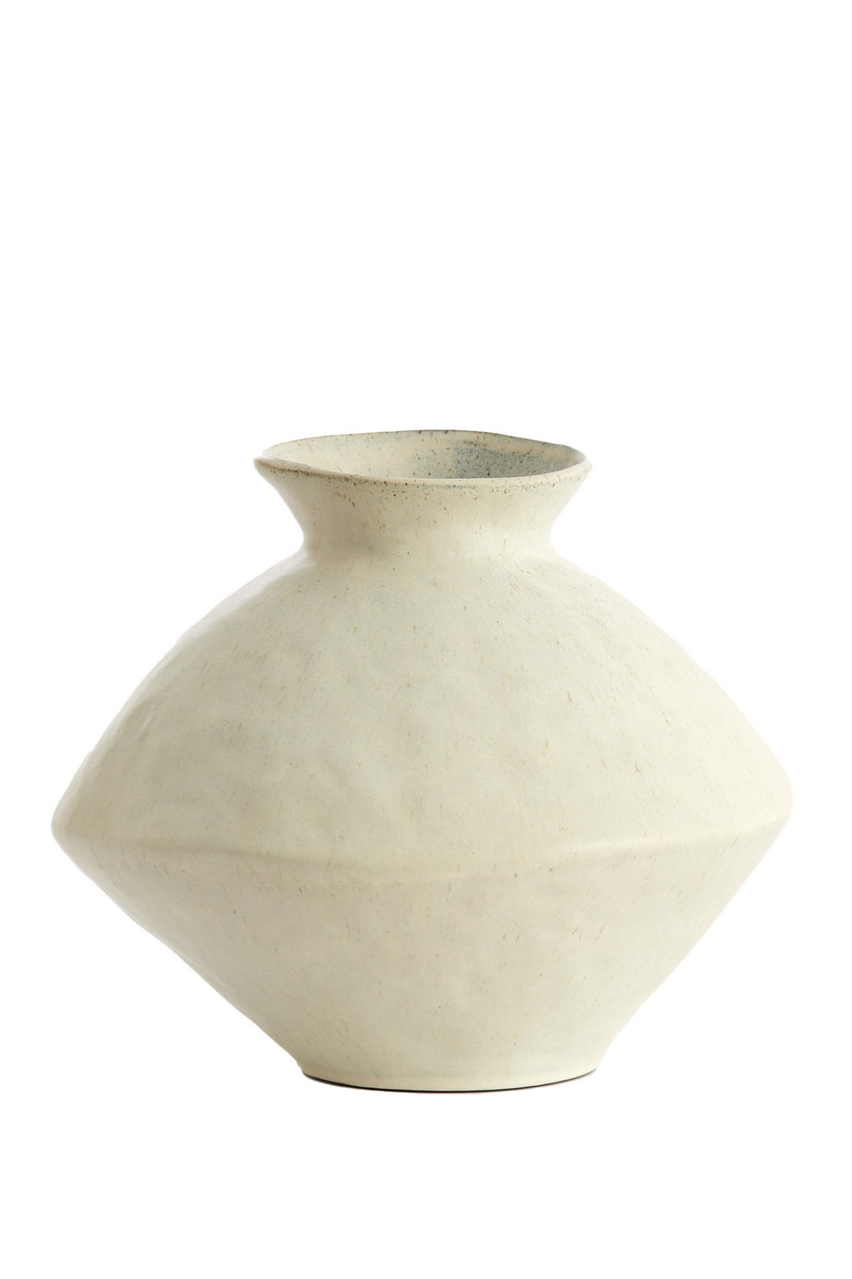 VASE Beato Weiß Ø34/27,5 cm - Weiß, Keramik (27.5cm) - Light & Living