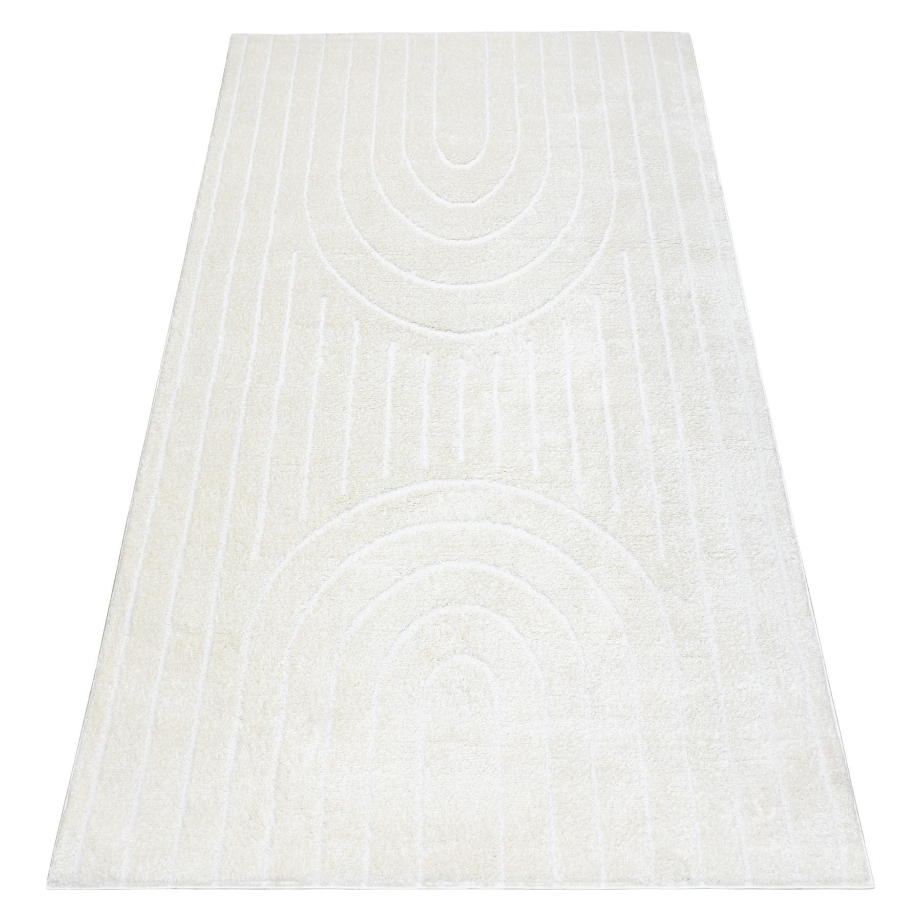 TEPPICH Mode 120/170 cm - Creme, Textil (120/170cm) - rugsX