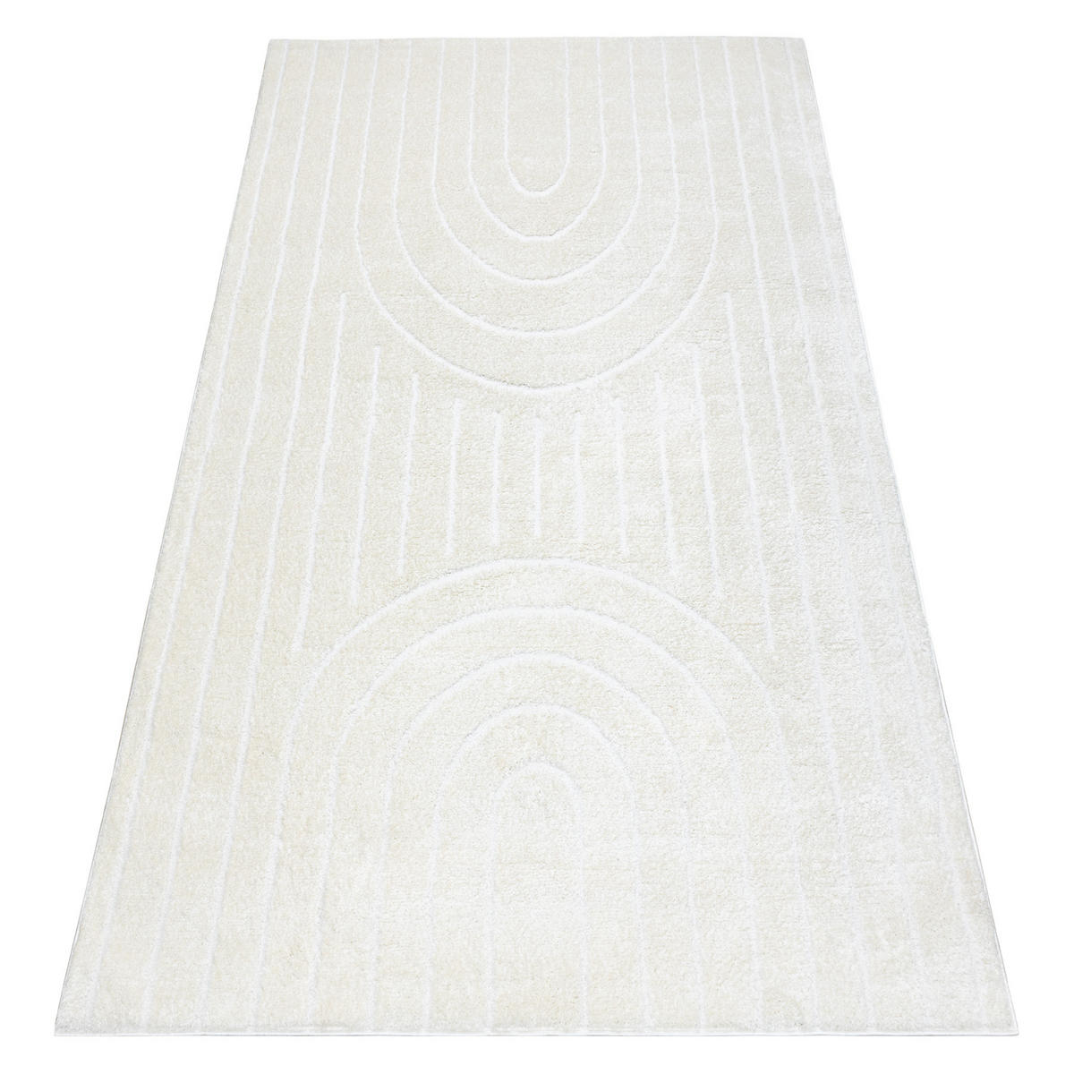TEPPICH Mode 140/190 cm - Creme, Textil (140/190cm) - rugsX