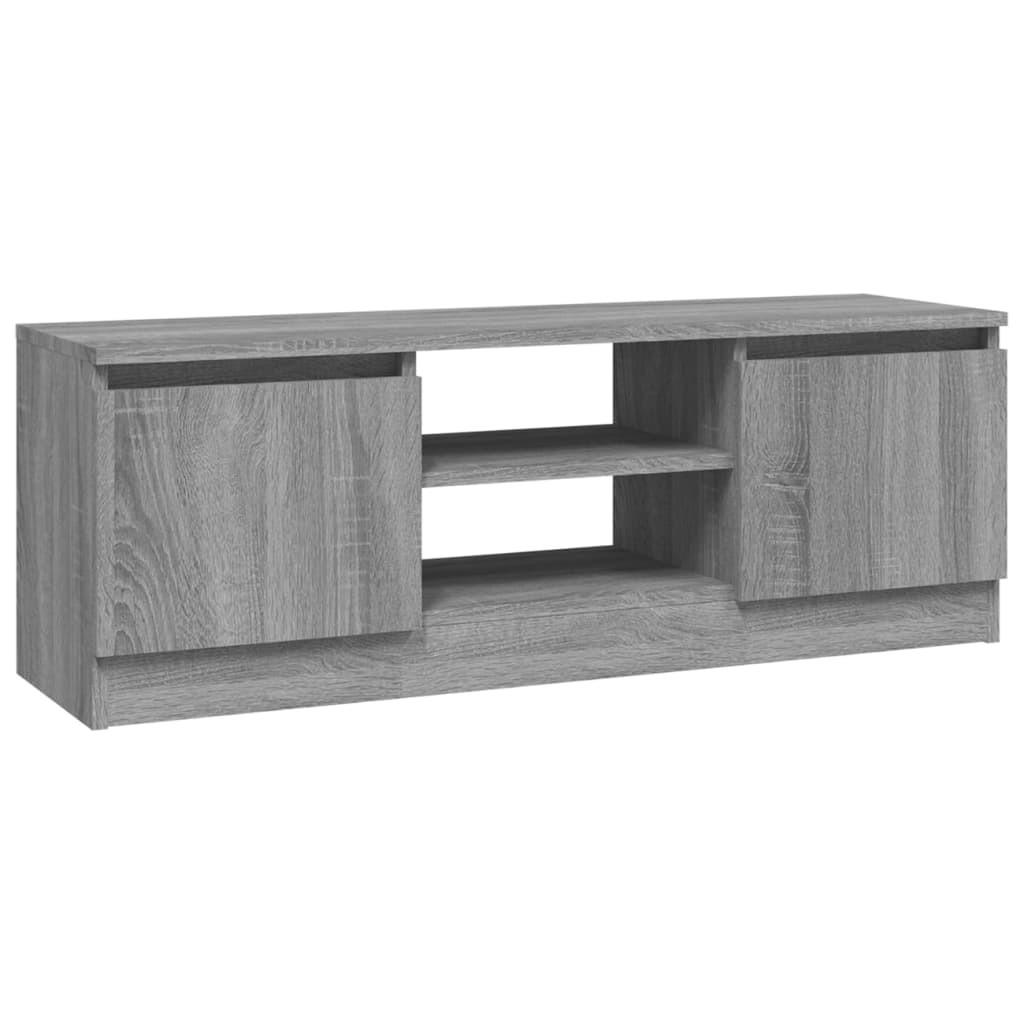 vidaXL Lowboard Silbereichen 102x36x30 cm
