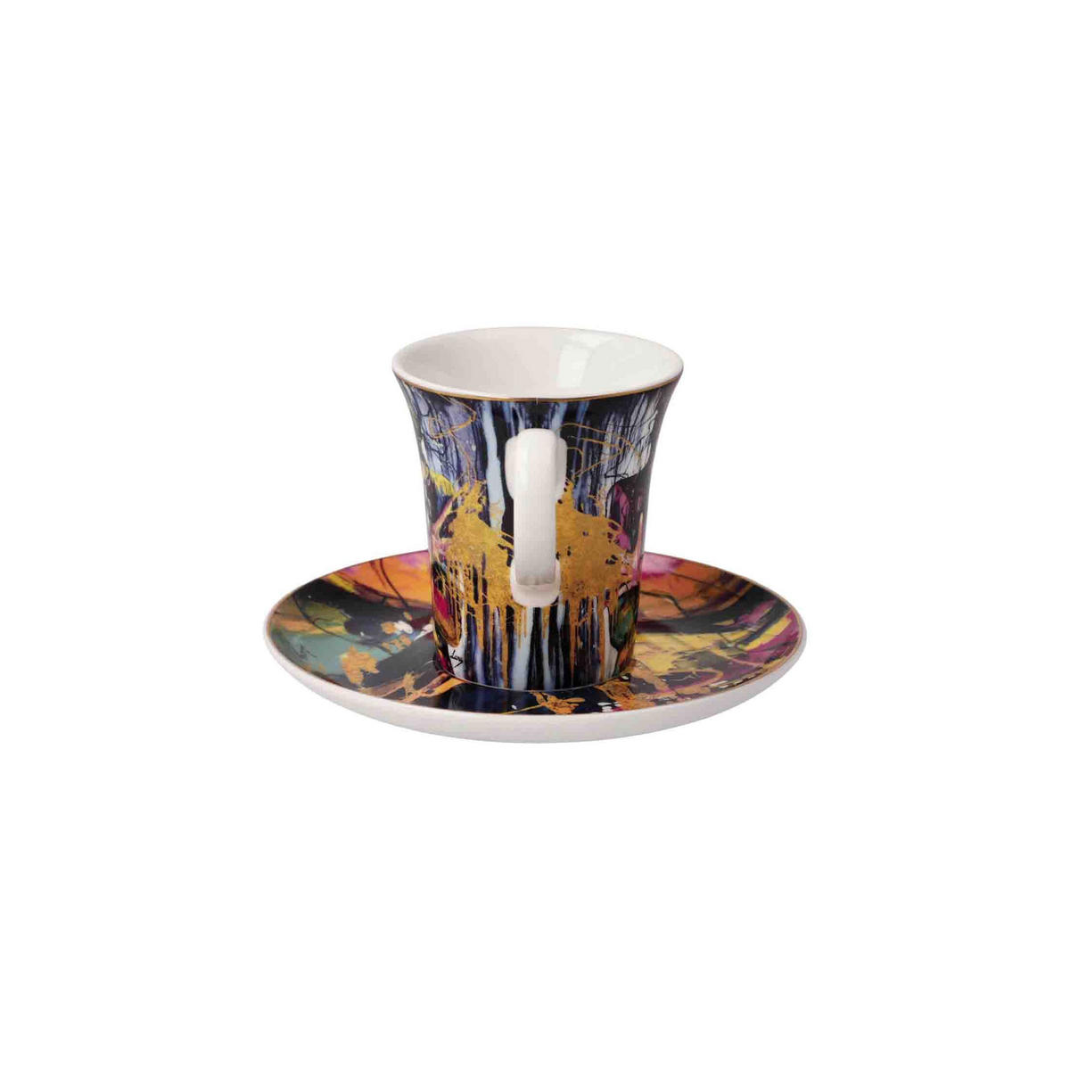 ESPRESSOTASSE Lana Frey Liberation, Fine Bone China, Bunt, 100 ml - Multicolor, Keramik (0.1L) - Goebel