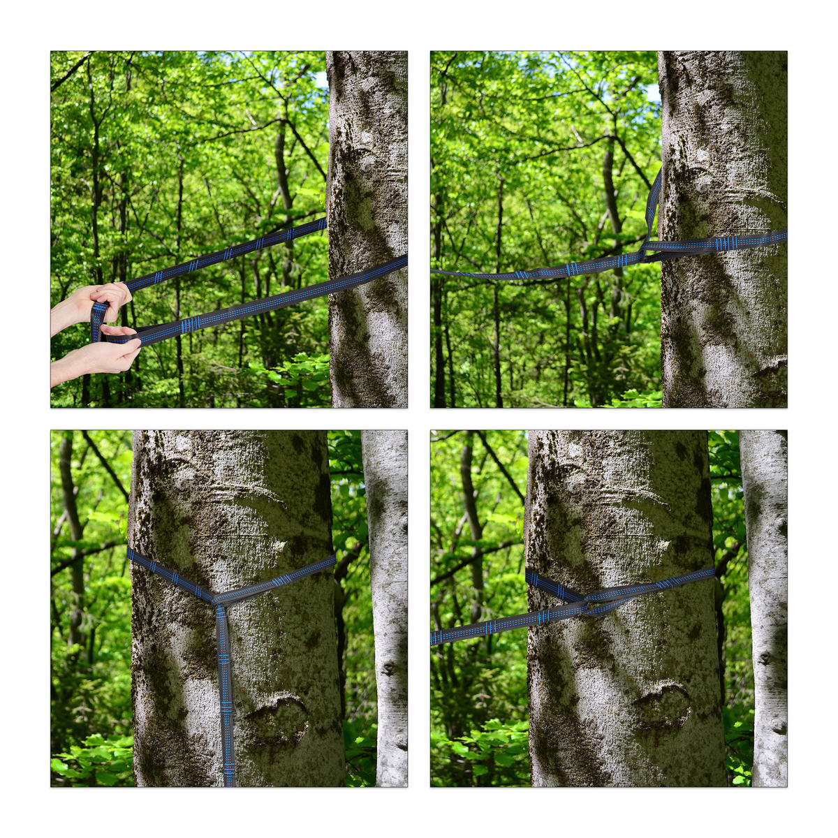 HOUPACÍ síť - černá, kov/textil (6cm) - Relaxdays