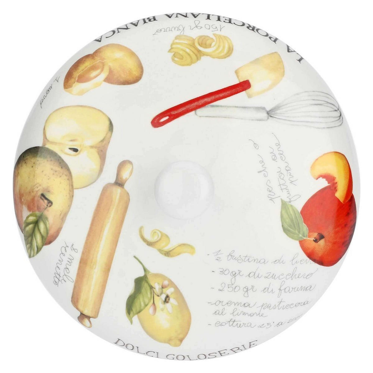 ETAGERE Weiß 27/27/4 cm P022600027 - Weiß, Keramik (27/4cm) - La Porcellana Bianca 