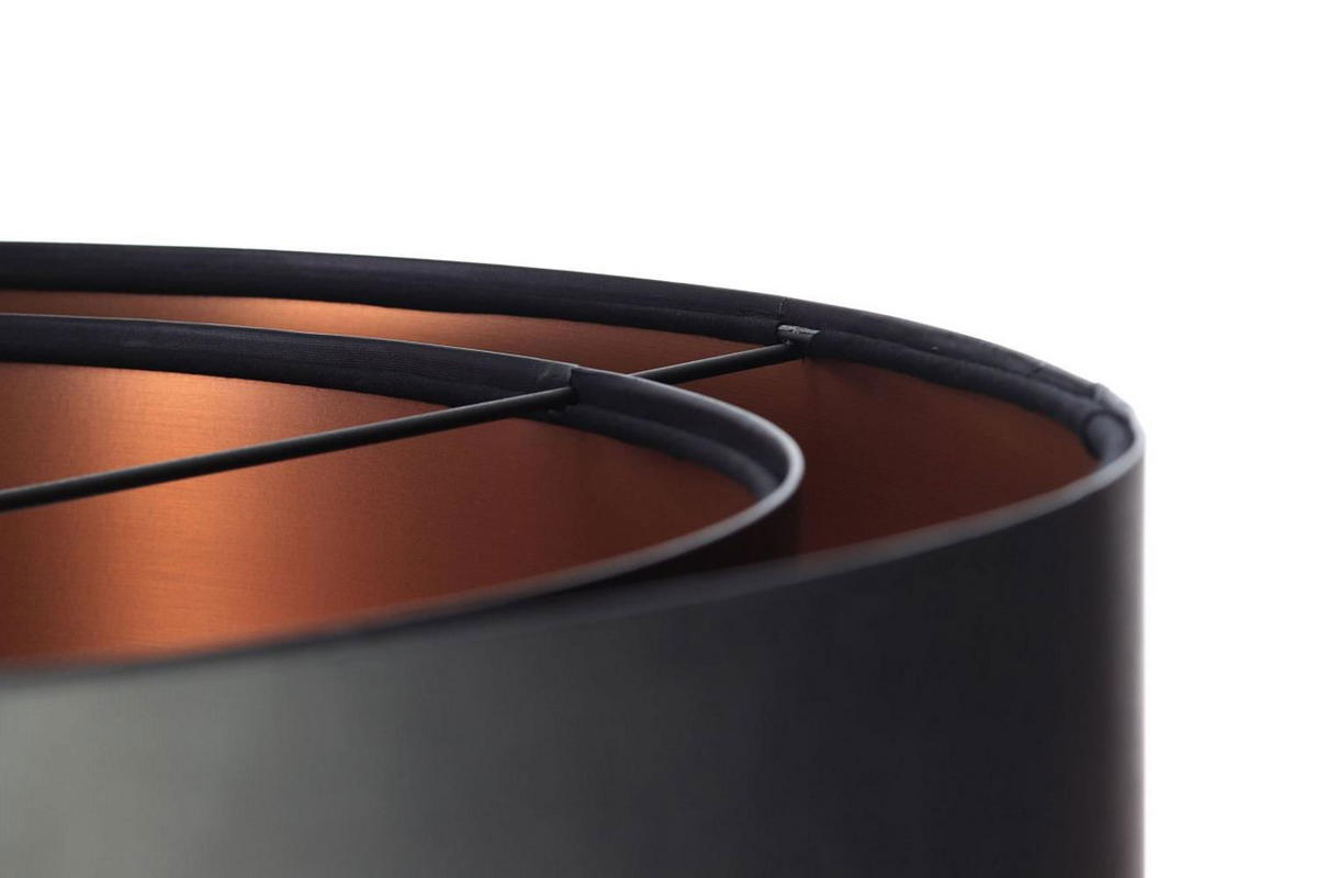 HÄNGELEUCHTE Schwarz 50/23 cm - Schwarz, Kunststoff (50/1/23cm) - ONZENO