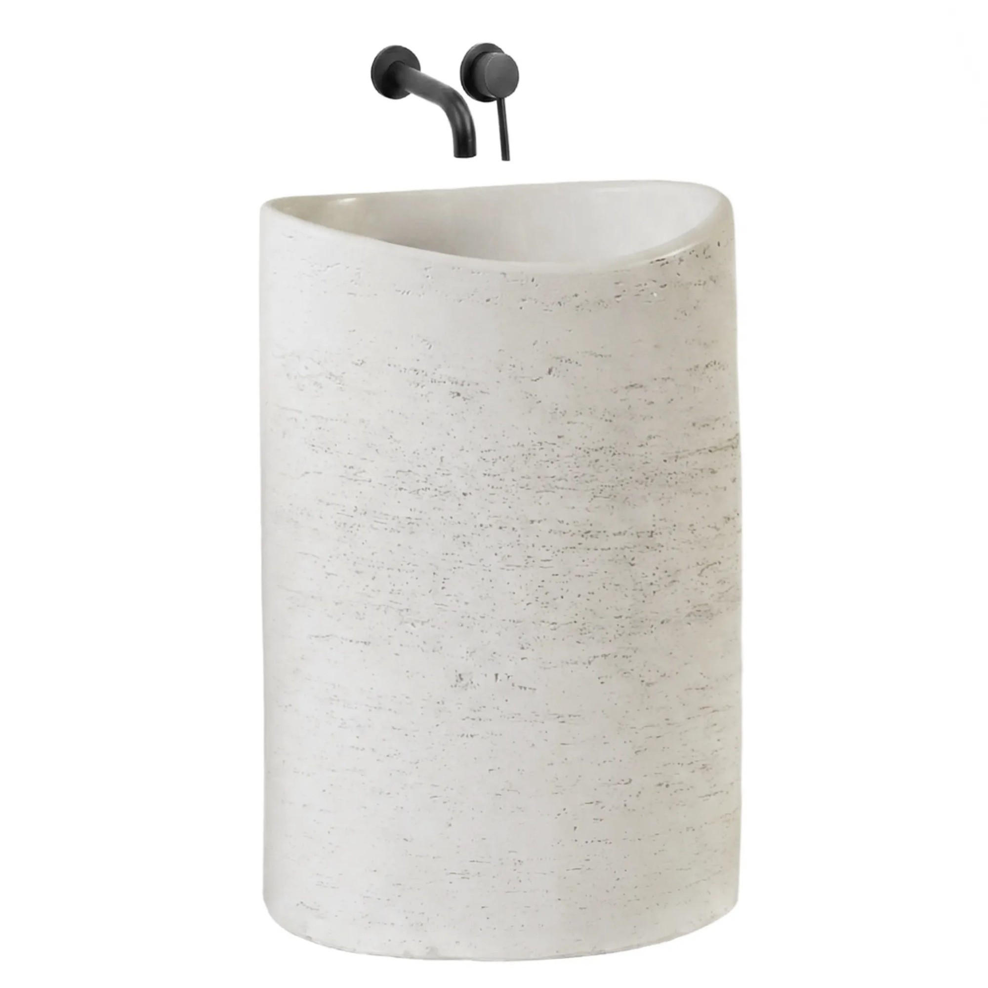 REA Standwaschbecken Beige 55x85.5x34 cm