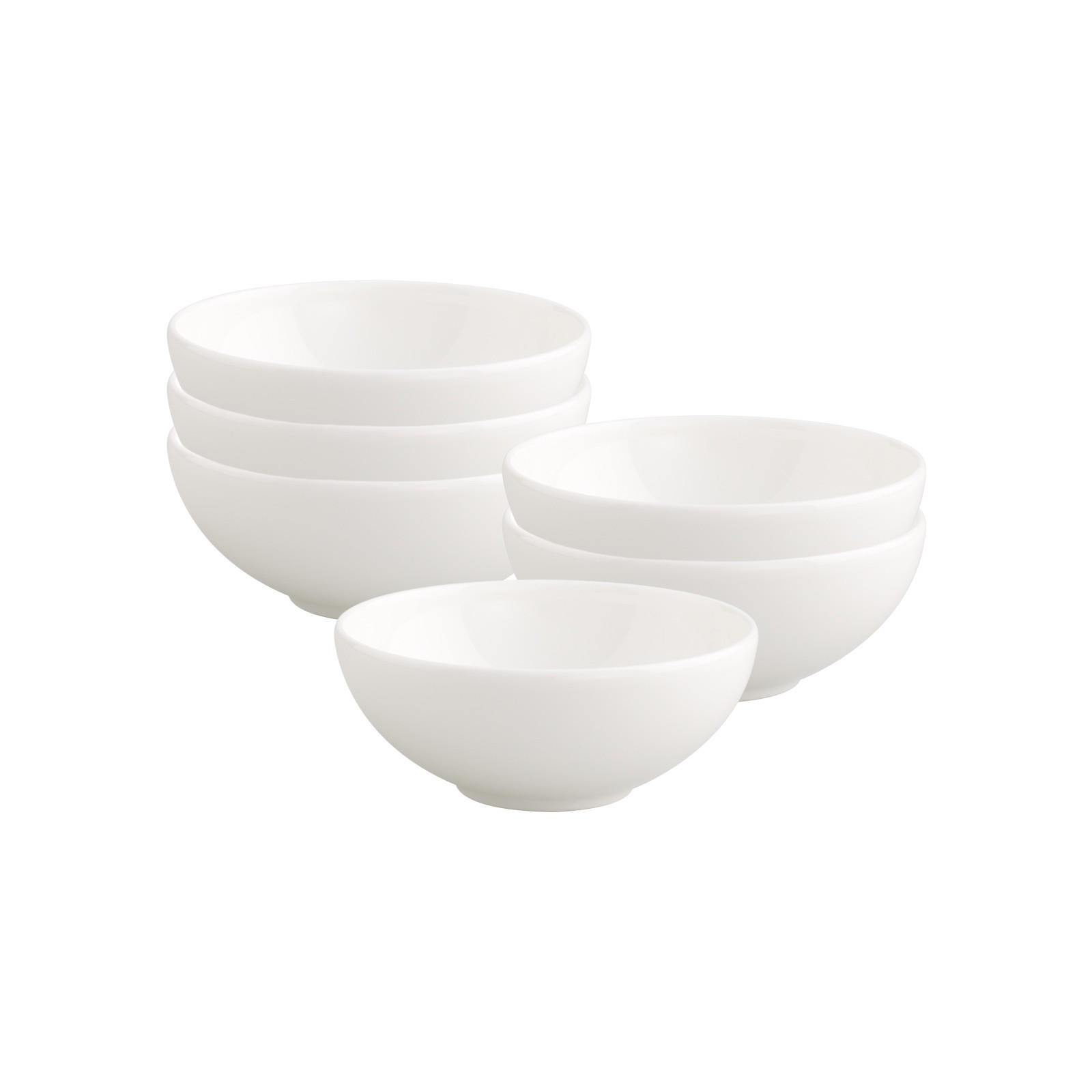 DIPSCHALEN Royal weiß ø 9,2 cm 6er Set - Weiß, Keramik (9.2cm) - Villeroy & Boch