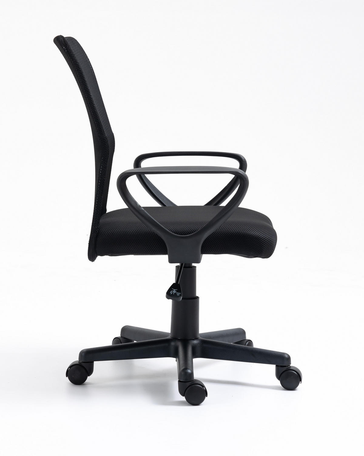 DREHSTUHLSTOFF Schwarz - Schwarz, Textil (58/84/57cm) - Nordlys